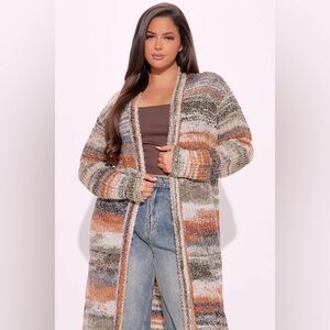 Fashion nova autumn leaves cardigan